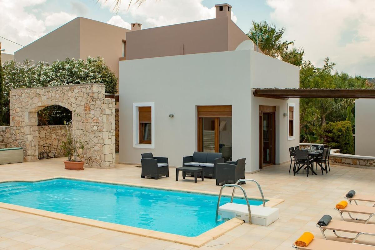 Karena Seaview Villa Gerani Chanion Екстериор снимка